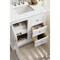 James Martin Vanities De Soto 36in Single Vanity, Bright White, w/ 3 CM Ethereal Noctis Quartz Top 825-V36-BW-3ENC - alternate 2